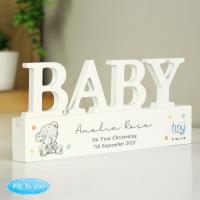 Personalised Tiny Tatty Teddy Wooden Baby Ornament Extra Image 1 Preview